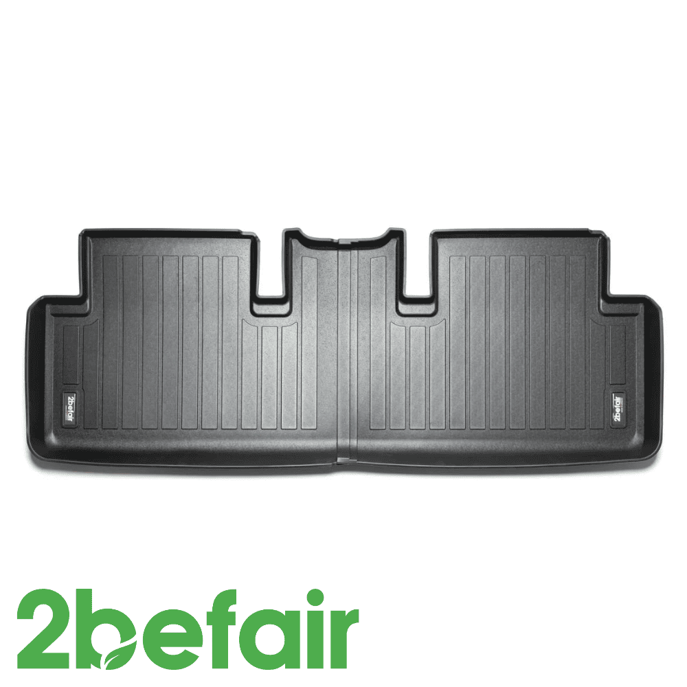 2befair Gummimatte Fußraum hinten für das Tesla Model 3